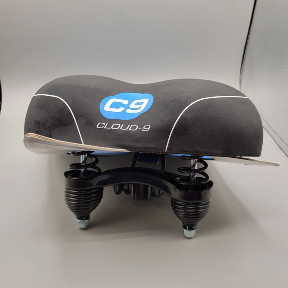 Cloud 9 Sunlite Bicycle Seat Cruiser Air Saddle Wide Black Unisex - Picture 6 of 10